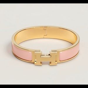 Hermes Clic bracelet in Rose PM